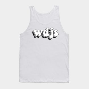 what does jesus say (black) Tank Top